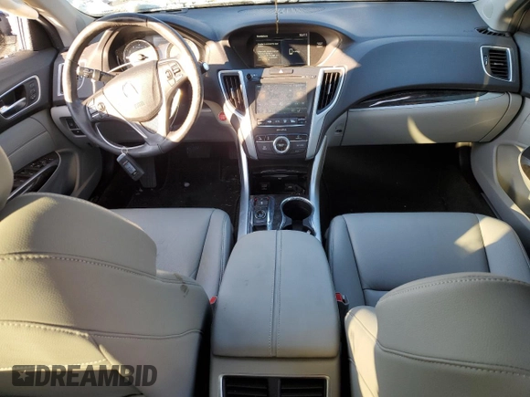 2018 Acura TLX with VIN 19UUB2F34JA007099, listed as a Copart auction lot 89063435 with 40,000 mi miles and Salvage Title. Bid and sale history available at carsss.com. Image 8.