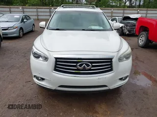 2013 Infiniti JX35 with VIN 5N1AL0MM2DC330361, listed as a IAAI auction lot 42072538 with 183,624 mi miles. Bid and sale history available at carsss.com. Image 6.