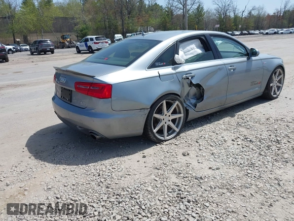 2012 Audi A6 Premium Plus with VIN WAUGGAFC6CN079518, listed as a IAAI auction lot 42143562 with 102,047 mi miles and . Bid and sale history available at DreamBid. Image 4.