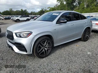 2021 Mercedes-Benz GLE 53 AMG with VIN 4JGFD6BB1MA364293, listed as a Copart auction lot 63225955 with 73,934 mi miles and Clean title. Bid and sale history available at DreamBid. Image 1.
