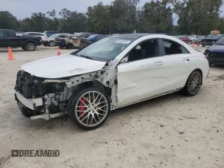 2018 Mercedes-Benz CLA with VIN WDDSJ5CB7JN618278, listed as a Copart auction lot 88866695 with 45,312 mi miles and Salvage Title. Bid and sale history available at carsss.com. Image 1.
