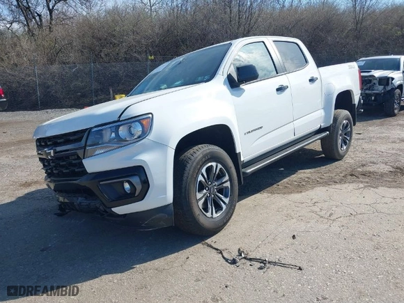 2022 Chevrolet Colorado 4WD Z71 with VIN 1GCGTDEN4N1274546, listed as a IAAI auction lot 41879911 with 31,421 mi miles. Bid and sale history available at carsss.com. Image 2.