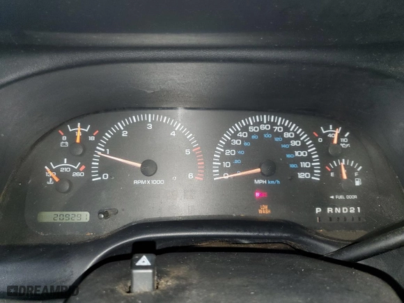 1998 Dodge Ram 1500 with VIN 1B7HF13Y0WJ150721, listed as a Copart auction lot 82356684 with 209,291 mi miles and Salvage Title. Bid and sale history available at carsss.com. Image 9.