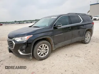 2019 Chevrolet Traverse LT Cloth z VIN 1GNERGKW3KJ278269, wystawiony jako Copart lot #57401295 z przebiegiem 84 227 mil mil oraz Szkoda całkowita • Salvage title. Historia ofert i sprzedaży dostępna na DreamBid. Obrazek 1.