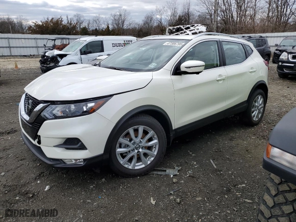2022 Nissan Rogue Sport SV with VIN JN1BJ1BW6NW492067, listed as a Copart auction lot 47306795 with 10,499 mi miles and Salvage Title. Bid and sale history available at carsss.com. Image 1.