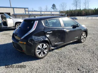 2015 Nissan LEAF SV with VIN 1N4AZ0CP5FC321046, listed as a Copart auction lot 72875012 with 56,265 mi miles. Bid and sale history available at carsss.com. Image 3.