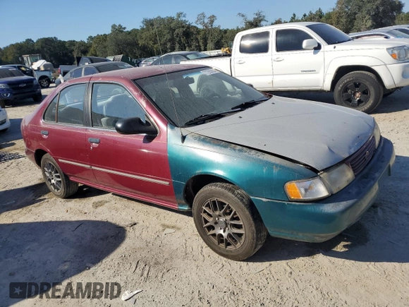 1996 Nissan Sentra XE z VIN 3N1AB41D3TL027288, wystawiony jako Copart lot #77255804 z przebiegiem 132 033 mil mil oraz Czysty tytuł • Clean title. Historia ofert i sprzedaży dostępna na DreamBid. Obrazek 4.