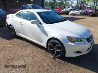 2012 Lexus IS 250 C with VIN JTHFF2C20C2524497, listed as a IAAI auction lot 42025903 with 89,208 mi miles and . Bid and sale history available at DreamBid. Image 1.