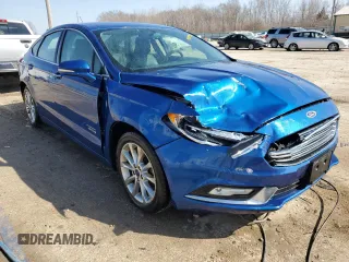 2017 Ford Fusion Energi SE with VIN 3FA6P0PU3HR280853, listed as a Copart auction lot 48899885 with 80,528 mi miles and Salvage Title. Bid and sale history available at carsss.com. Image 4.