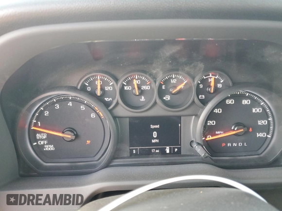 2024 Chevrolet Silverado 1500 Work Truck with VIN 3GCNAAED5RG132104, listed as a Copart auction lot 48496565 with 17 mi miles and Salvage Title. Bid and sale history available at carsss.com. Image 9.