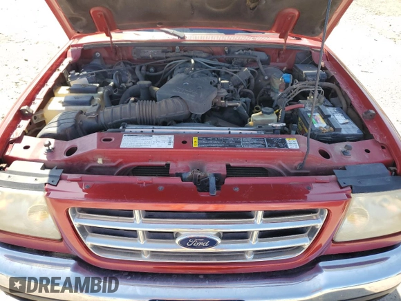2002 Ford Ranger XLT Appearance with VIN 1FTYR44E32PA07430, listed as a Copart auction lot 54067335 with 209,433 mi miles and Salvage title. Bid and sale history available at DreamBid. Image 11.