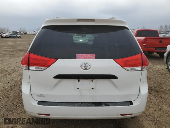 2013 Toyota Sienna L with VIN 5TDZK3DCXDS313664, listed as a Copart auction lot 55080535 with 245,026 mi miles and Salvage Title. Bid and sale history available at carsss.com. Image 6.