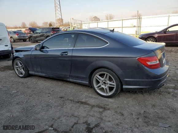 2013 Mercedes-Benz C-Class C 250 with VIN WDDGJ4HB7DF953337, listed as a Copart auction lot 47422295 with 105,198 mi miles and Salvage Title. Bid and sale history available at carsss.com. Image 2.