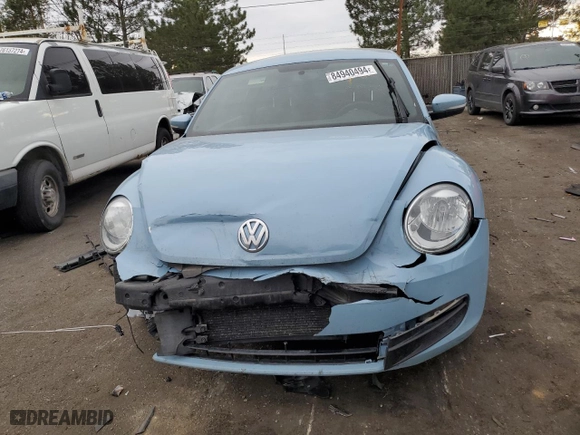 2012 Volkswagen Beetle 2.5L w/Sun/Sound/Nav PZEV with VIN 3VWJP7AT9CM618529, listed as a Copart auction lot 84940494 with 102,838 mi miles and Salvage Title. Bid and sale history available at carsss.com. Image 5.