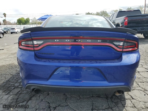 2022 Dodge Charger Scat Pack with VIN 2C3CDXGJ3NH136025, listed as a Copart auction lot 51093505 with 0 mi miles and Clean Title. Bid and sale history available at carsss.com. Image 6.