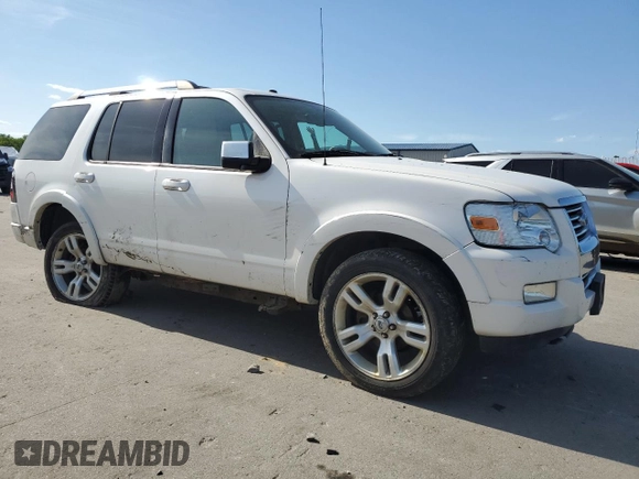 2010 Ford Explorer Limited with VIN 1FMEU8FE3AUA91069, listed as a Copart auction lot 58423455 with 203,078 mi miles and Salvage title. Bid and sale history available at DreamBid. Image 4.