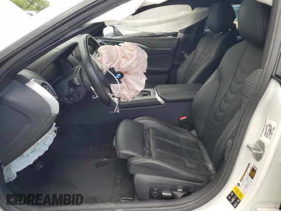2020 BMW 8 Series 840i with VIN WBAGV4C04LCD73578, listed as a Copart auction lot 52693374 with Not provided miles and . Bid and sale history available at DreamBid. Image 7.