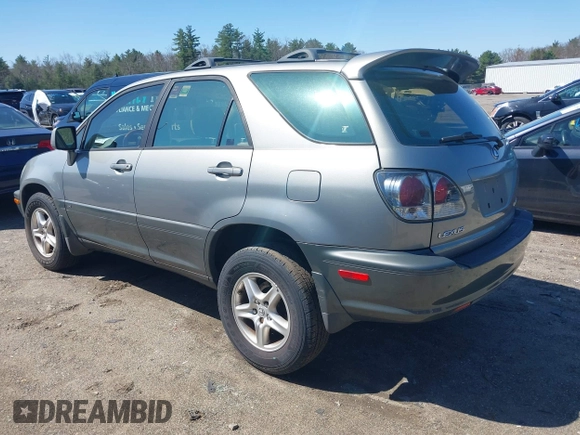 2003 Lexus RX 300 with VIN JTJHF10U830309744, listed as a IAAI auction lot 42098701 with 90,068 mi miles. Bid and sale history available at carsss.com. Image 3.