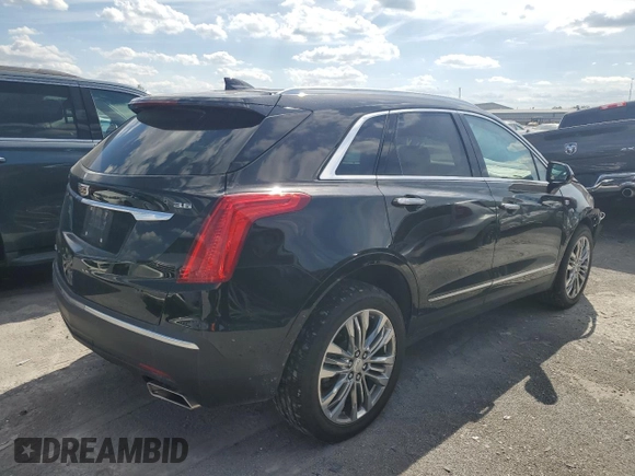 2017 Cadillac XT5 Premium Luxury AWD with VIN 1GYKNERS7HZ230664, listed as a Copart auction lot 70608044 with 70,806 mi miles and Salvage Title. Bid and sale history available at carsss.com. Image 3.
