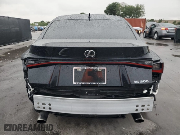 2023 Lexus IS 300 with VIN JTHCA1D26P5123020, listed as a Copart auction lot 51958175 with 30,539 mi miles and Salvage title. Bid and sale history available at DreamBid. Image 6.