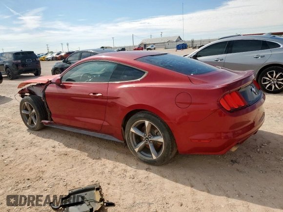 2015 Ford Mustang V6 with VIN 1FA6P8AM7F5329835, listed as a Copart auction lot 62985735 with Not provided miles and Salvage title. Bid and sale history available at DreamBid. Image 2.