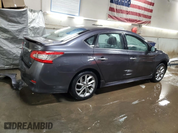 2013 Nissan Sentra SL with VIN 3N1AB7AP8DL685413, listed as a Copart auction lot 50060235 with 90,138 mi miles and Salvage Title. Bid and sale history available at DreamBid. Image 3.