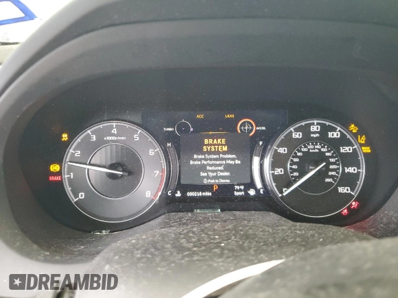 2020 Acura RDX Technology with VIN 5J8TC1H50LL004046, listed as a Copart auction lot 54356915 with 50,218 mi miles and Salvage title. Bid and sale history available at DreamBid. Image 9.