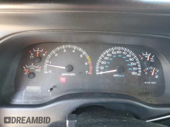 2000 Dodge Dakota Sport with VIN 1B7GG2AN8YS598547, listed as a Copart auction lot 54520985 with 244,605 mi miles and Salvage Title. Bid and sale history available at carsss.com. Image 9.