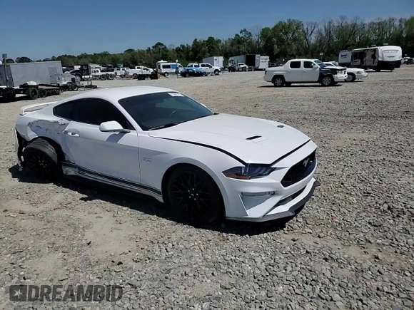 2019 Ford Mustang GT with VIN 1FA6P8CF0K5166163, listed as a Copart auction lot 51006725 with 34,748 mi miles and Salvage title. Bid and sale history available at DreamBid. Image 11.