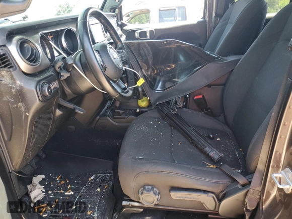 2020 Jeep Wrangler Unlimited Sport Altitude with VIN 1C4HJXDN7LW224107, listed as a Copart auction lot 61435715 with 38,151 mi miles and Salvage title. Bid and sale history available at DreamBid. Image 7.