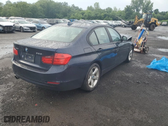 2015 BMW 3 Series 328i xDrive with VIN WBA3B5C59FF963090, listed as a Copart auction lot 62579735 with 53,400 mi miles and Salvage title. Bid and sale history available at DreamBid. Image 3.
