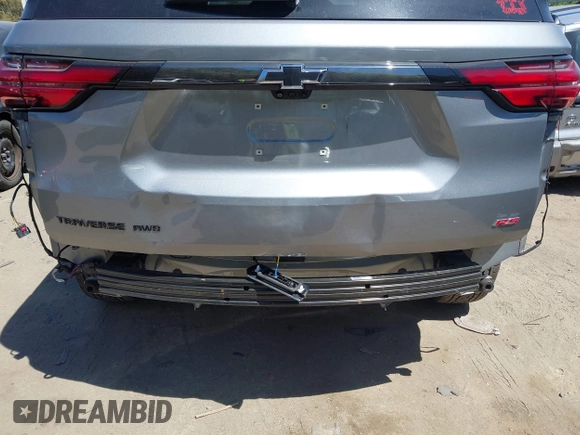 2023 Chevrolet Traverse RS with VIN 1GNEVJKWXPJ245883, listed as a IAAI auction lot 42103099 with 21,832 mi miles and . Bid and sale history available at DreamBid. Image 6.