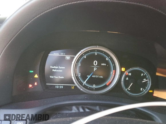 2017 Lexus GS with VIN JTHCZ1BL0HA005283, listed as a Copart auction lot 78078554 with 48,151 mi miles and Salvage Title. Bid and sale history available at carsss.com. Image 9.