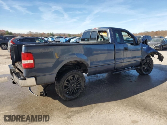 2005 Ford F-150 XL with VIN 1FTRF14W65KC37551, listed as a Copart auction lot 80317184 with 191,768 mi miles and Salvage title. Bid and sale history available at DreamBid. Image 3.