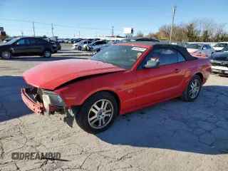 2005 Ford Mustang GT Deluxe with VIN 1ZVHT85H555246184, listed as a Copart auction lot 80784214 with 99,288 mi miles and Salvage Title. Bid and sale history available at DreamBid. Image 1.