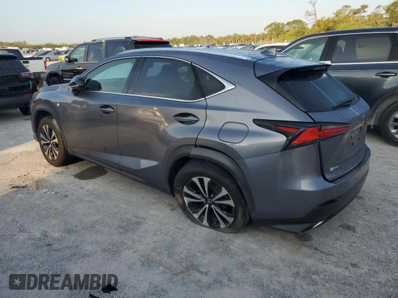 2021 Lexus NX 300 F Sport with VIN JTJSARDZ4M2237343, listed as a Copart auction lot 54105965 with 68,692 mi miles and Salvage title. Bid and sale history available at DreamBid. Image 2.