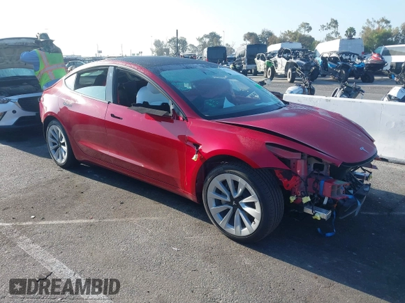 2023 Tesla Model 3 with VIN 5YJ3E1EA9PF695547, listed as a IAAI auction lot 40100334 with Not Provided miles and . Bid and sale history available at DreamBid. Image 14.