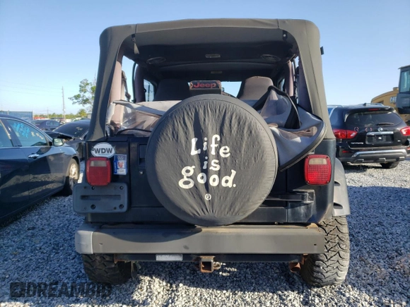 1999 Jeep Wrangler Sport with VIN 1J4FY19S6XP483793, listed as a Copart auction lot 49443725 with 118,225 mi miles and Clean Title. Bid and sale history available at carsss.com. Image 6.