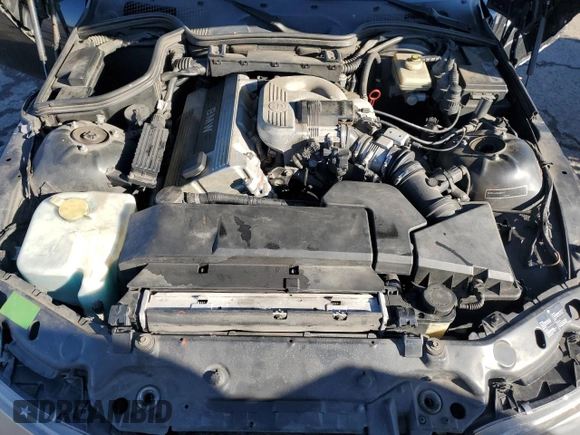 1997 BMW 3 Series 1.9L with VIN 4USCH7321VLE01765, listed as a Copart auction lot 86591344 with 0 mi miles and Salvage Title. Bid and sale history available at carsss.com. Image 12.