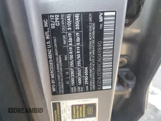 2012 Mercedes-Benz M 550 z VIN 4JGDA7DB9CA049890, wystawiony jako Copart lot #82862974 z przebiegiem 117 355 mil mil oraz Szkoda całkowita • Salvage title. Historia ofert i sprzedaży dostępna na DreamBid. Obrazek 13.