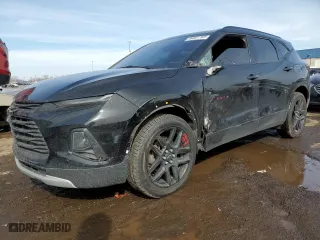 2020 Chevrolet Blazer LT with VIN 3GNKBHRS4LS623633, listed as a Copart auction lot 46491765 with 0 mi miles and Salvage Title. Bid and sale history available at carsss.com. Image 1.