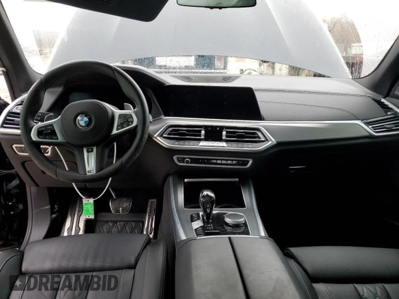 2021 BMW X5 M50i with VIN 5UXJU4C05M9F02940, listed as a Copart auction lot 38500183 with Not Provided miles. Bid and sale history available at carsss.com. Image 8.