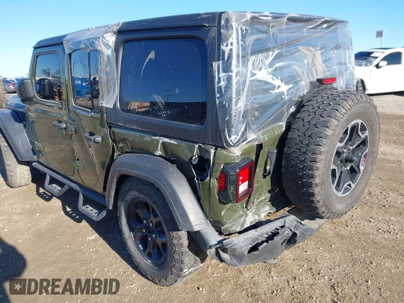 2022 Jeep Wrangler Unlimited High Tide with VIN 1C4HJXDG5NW113205, listed as a IAAI auction lot 41488724 with 30,446 mi miles and . Bid and sale history available at DreamBid. Image 6.