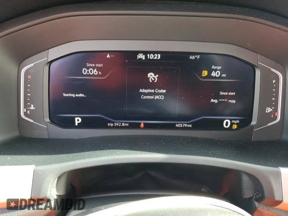 2022 Volkswagen Atlas SE with VIN 1V2JP2CA3NC532086, listed as a Copart auction lot 84679354 with 40,579 mi miles and Salvage title. Bid and sale history available at DreamBid. Image 9.