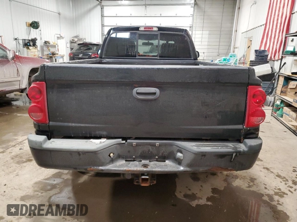 2006 Dodge Dakota SLT with VIN 1D7HW42NX6S516046, listed as a Copart auction lot 45693175 with 151,044 mi miles and Salvage Title. Bid and sale history available at carsss.com. Image 6.
