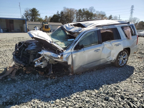 2020 Chevrolet Tahoe LT with VIN 1GNSKBKC5LR278373, listed as a Copart auction lot 48740025 with 0 mi miles and Salvage Title. Bid and sale history available at carsss.com. Image 1.