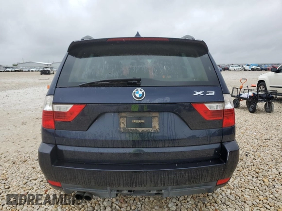 2008 BMW X3 3.0si with VIN WBXPC93438WJ16880, listed as a Copart auction lot 50837765 with 108,825 mi miles and Clean Title. Bid and sale history available at carsss.com. Image 6.