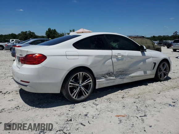 2017 BMW 4 Series 430i xDrive with VIN WBA4R9C3XHK878808, listed as a Copart auction lot 58300774 with 145,067 mi miles and Salvage Title. Bid and sale history available at DreamBid. Image 3.