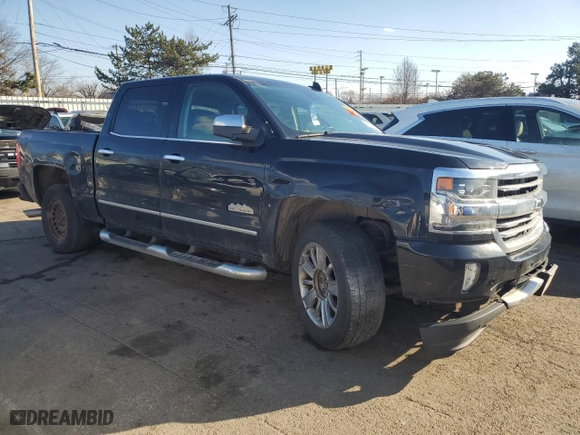 2017 Chevrolet Silverado 1500 High Country with VIN 3GCUKTEC1HG163148, listed as a Copart auction lot 46644145 with 221,373 mi miles and Clean Title. Bid and sale history available at carsss.com. Image 4.