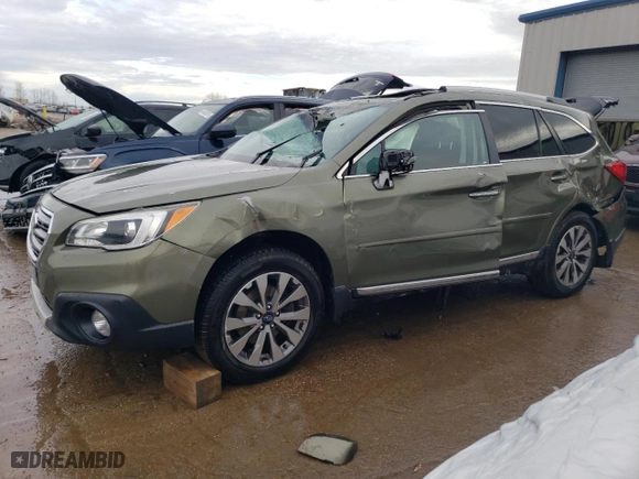 2017 Subaru Outback Touring with VIN 4S4BSETC9H3332319, listed as a Copart auction lot 46650955 with 114,845 mi miles and Salvage Title. Bid and sale history available at carsss.com. Image 1.